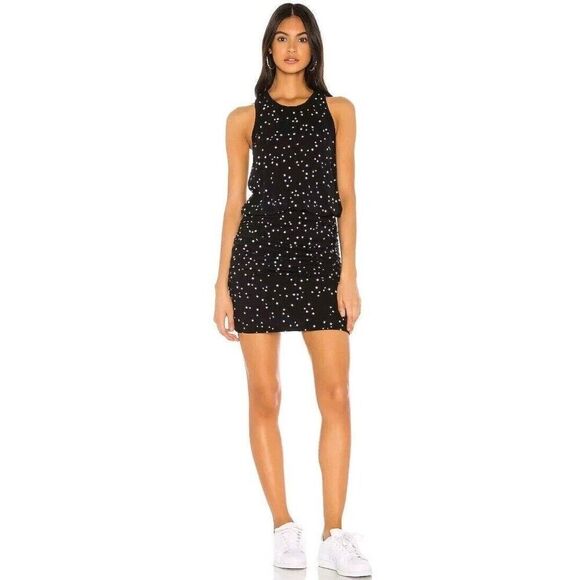 Sundry Star Racerback Sleeveless Dress Black Size 1 Small - Picture 1 of 7